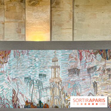 L'exposition de la broderie monumentale d'Eva Jospin à l'Orangerie du Château de Versailles