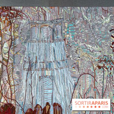L'exposition de la broderie monumentale d'Eva Jospin à l'Orangerie du Château de Versailles