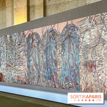 L'exposition de la broderie monumentale d'Eva Jospin à l'Orangerie du Château de Versailles