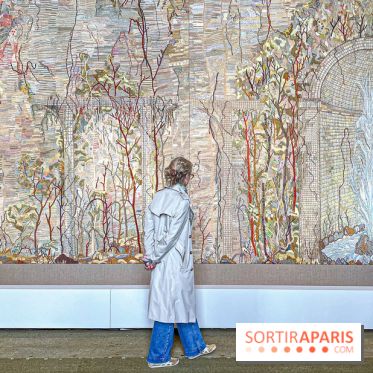 L'exposition de la broderie monumentale d'Eva Jospin à l'Orangerie du Château de Versailles
