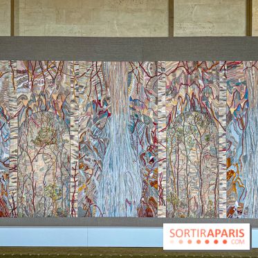 L'exposition de la broderie monumentale d'Eva Jospin à l'Orangerie du Château de Versailles