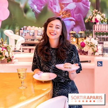 Le Café de la Rose Lancôme par Nina Métayer sur les Champs-Elysées à Paris