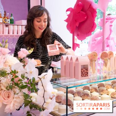Le Café de la Rose Lancôme par Nina Métayer sur les Champs-Elysées à Paris