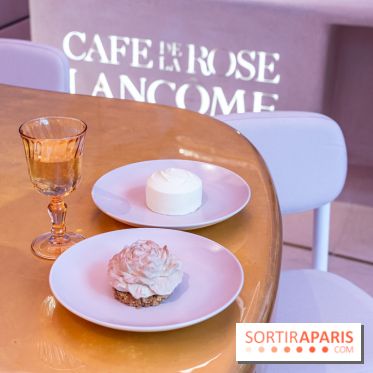 Le Café de la Rose Lancôme par Nina Métayer sur les Champs-Elysées à Paris -  A7C7194
