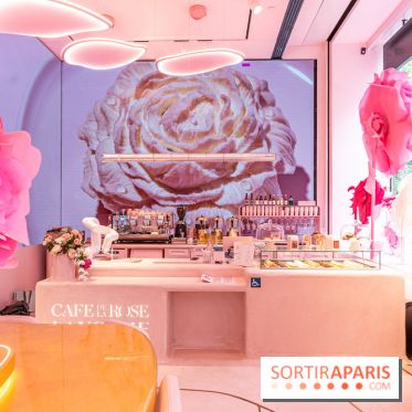Le Café de la Rose Lancôme par Nina Métayer sur les Champs-Elysées à Paris -  A7C7221