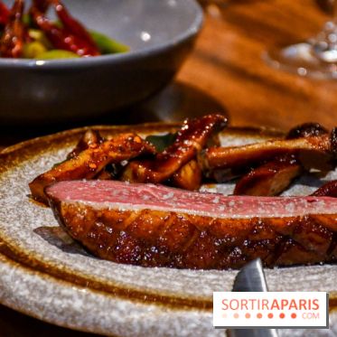Madame Fan, le restaurant gastronomique chinois à Paris  - magret de canard fumé au thé Long Jing