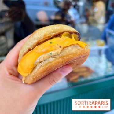 Maurice Sfez Café - Egg and cheese sandwich