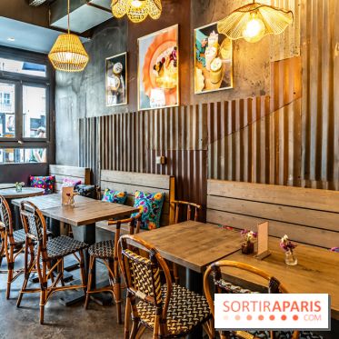 Brunch indien à Paris par Baranaan et Pingwoo -  salle restaurant Paris 10e