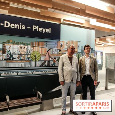 Inauguration du prolongement de la ligne 14, nos photos