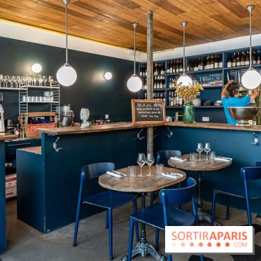 Belle Maison, Bistrot iodé, restaurant de poissons et fruits de mer Paris 9 -  comptoir - bar