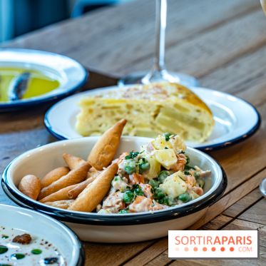 Tina restaurant - bar à Tapas Paris 6  -  Ensaladilla rusa - tortilla