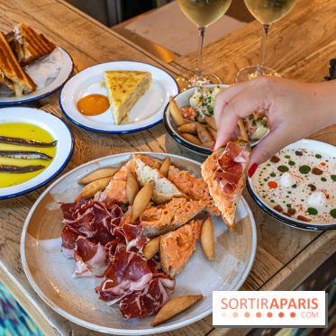 Tina restaurant - bar à Tapas Paris 6  -  pata negra - pan con tomate