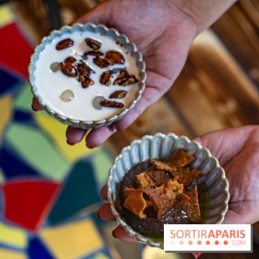 Tina restaurant - bar à Tapas Paris 6  -  riz au lait crème chocolat