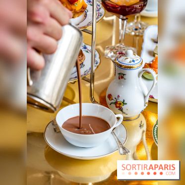Le Tea Time de la Reine d'Ore à Versailles -  chocolat chaud Ducasse