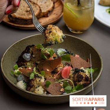 Fana Bistrot, le restaurant bistronomique du 18e avec terrasse et vue Sacré Cœur -  chou fleur végétarien