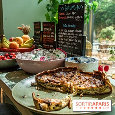 Le brunch à volonté de Chez Molly à Versailles dans les Yvelines - 78 -  quiche