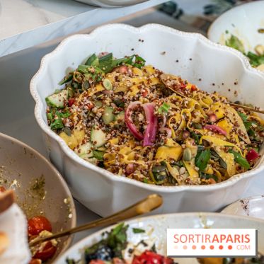 Le brunch à volonté de Chez Molly à Versailles dans les Yvelines - 78 -  salade de quinoa