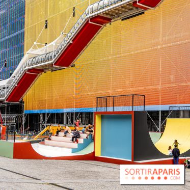 Cycloïde Piazza, le skatepark et œuvre d’art de Raphaël Zarka au Centre Pompidou -  A7C8530