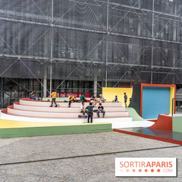 Cycloïde Piazza, le skatepark et œuvre d’art de Raphaël Zarka au Centre Pompidou -  A7C8535