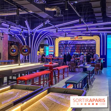 Shuffled, l'enseigne de shuffleboard à Boom Boom Villette - IMG 8529