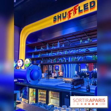 Shuffled, l'enseigne de shuffleboard à Boom Boom Villette - IMG 8543