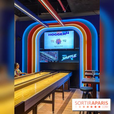 Shuffled, l'enseigne de shuffleboard à Boom Boom Villette - IMG 8598