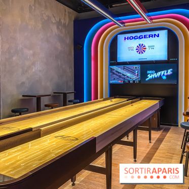 Shuffled, l'enseigne de shuffleboard à Boom Boom Villette - IMG 8599