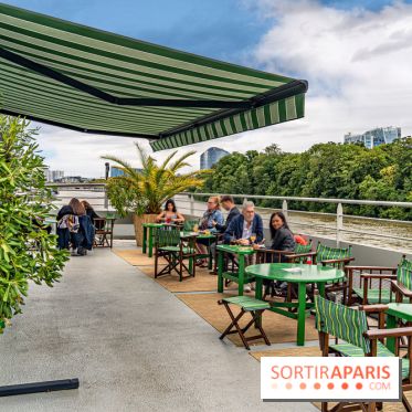 La terrasse de la péniche Maison Jaune à Boulogne façon guinguette - les photos - E271AF77 67C1 4E12 A742 1CDFF1410889