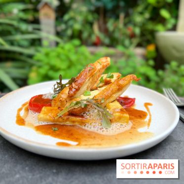 Le Potager, Roch Hotel & Spa - Suprême de volaille, panisses, piquillos
