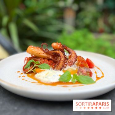 Le Potager, Roch Hotel & Spa - Poulpe grillé, légumes