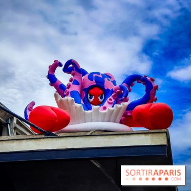 Les homards de l'artiste pop Philip Colbert envahissent la Station F pour une expo gratuite insolite - IMG20240708163308