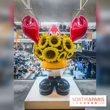Les homards de l'artiste pop Philip Colbert envahissent la Station F pour une expo gratuite insolite - IMG20240708164543