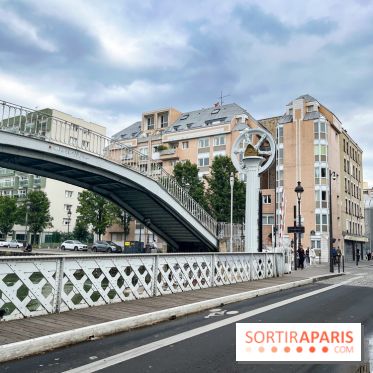 Pont levant rue de Crimée