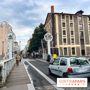 Pont levant rue de Crimée