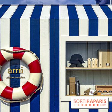 AMI Paris aux Galeries Lafayette Haussmann : pop ups, glacier et crêperie AMI par Julien Sebbag