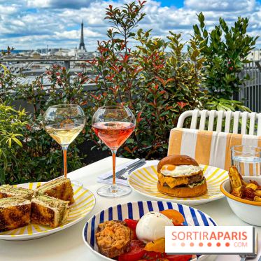 La terrasse du Printemps Haussmann signée Veuve Clicquot