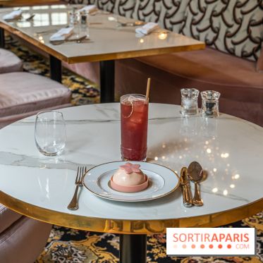 Le Café et la Pâtisserie Pierre Hermé à Versailles - Hôtel Les Lumières - pâtisserie et thé glacé ispahan