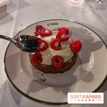 Le Barn Hotel  - la tartelette citron framboise 