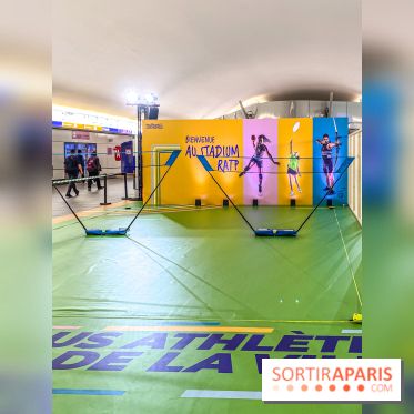 JO de Paris 2024 : animations sportives Stadium RATP à la station Auber