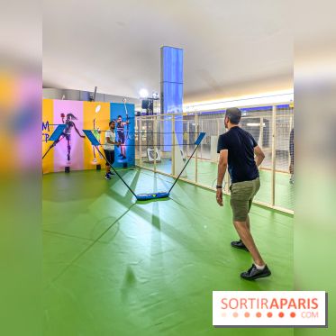 JO de Paris 2024 : animations sportives Stadium RATP à la station Auber - IMG 9290