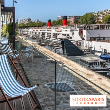 La Plage Parisienne, restaurant et terrasse en bord de Seine Quai de Javel