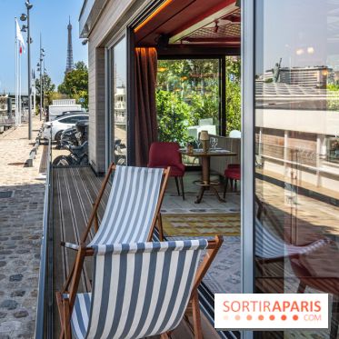 La Plage Parisienne, restaurant et terrasse en bord de Seine Quai de Javel