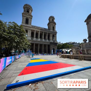 JO Paris 2024 : Fan zone Saint-Sulpice