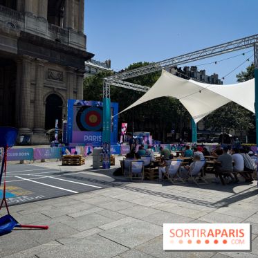 JO Paris 2024 : Fan zone Saint-Sulpice