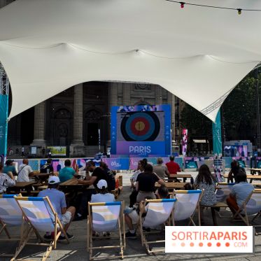 JO Paris 2024 : Fan zone Saint-Sulpice