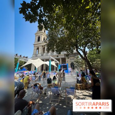 JO Paris 2024 : Fan zone Saint-Sulpice