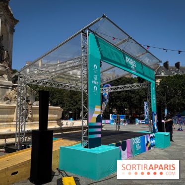 JO Paris 2024 : Fan zone Saint-Sulpice