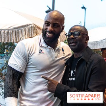 Teddy Riner fête sa 3e médaille d'or olympique à Paris -  A7C1058