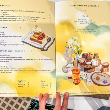 Fu Castella : pâtisserie - salon de thé dans le Marais, goûter et tea time - carte - menu