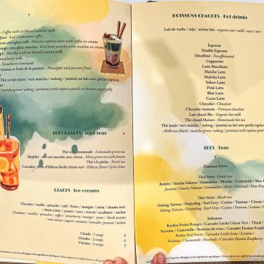 Fu Castella : pâtisserie - salon de thé dans le Marais, goûter et tea time - carte - menu